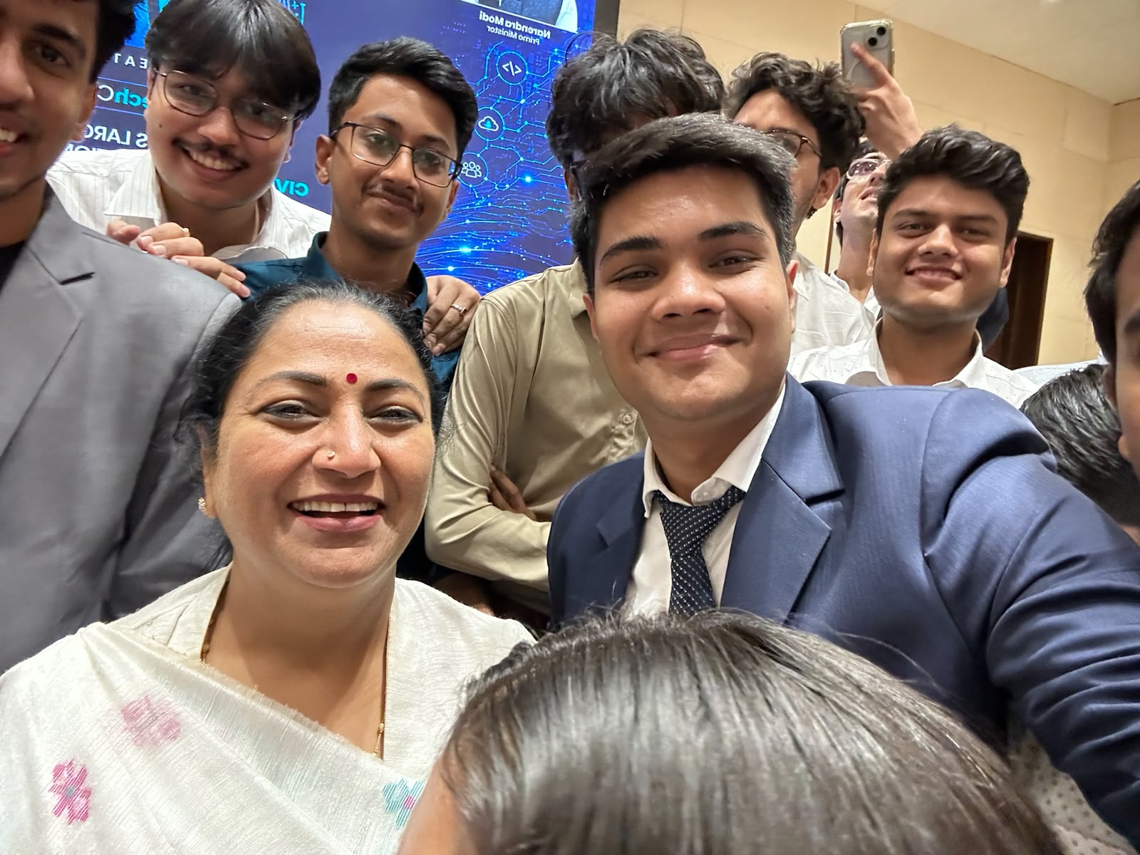 A moment with fellow DelhiNext participants