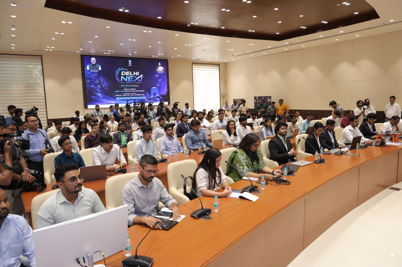 Participants at the DelhiNext program