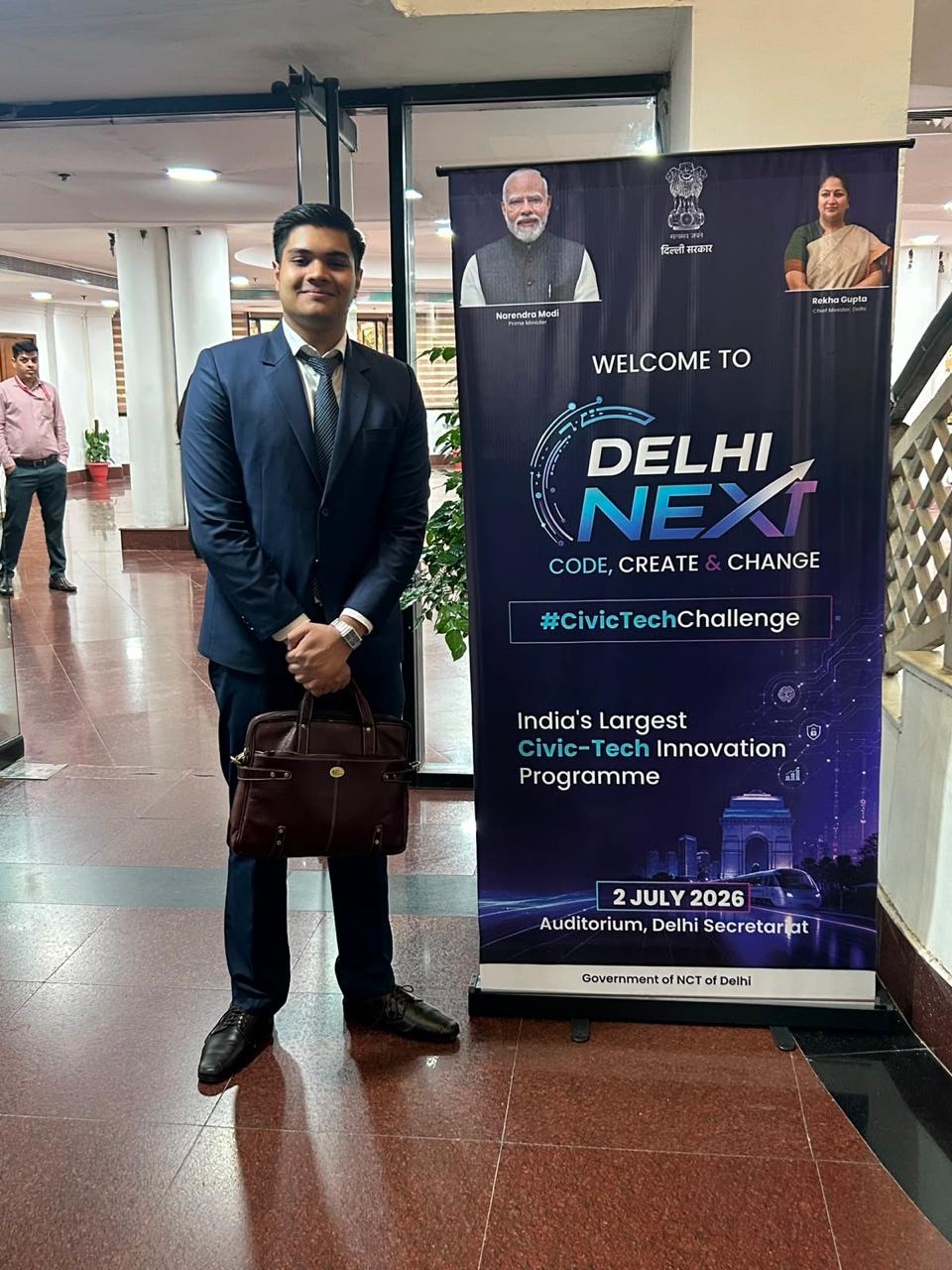 At the DelhiNext event