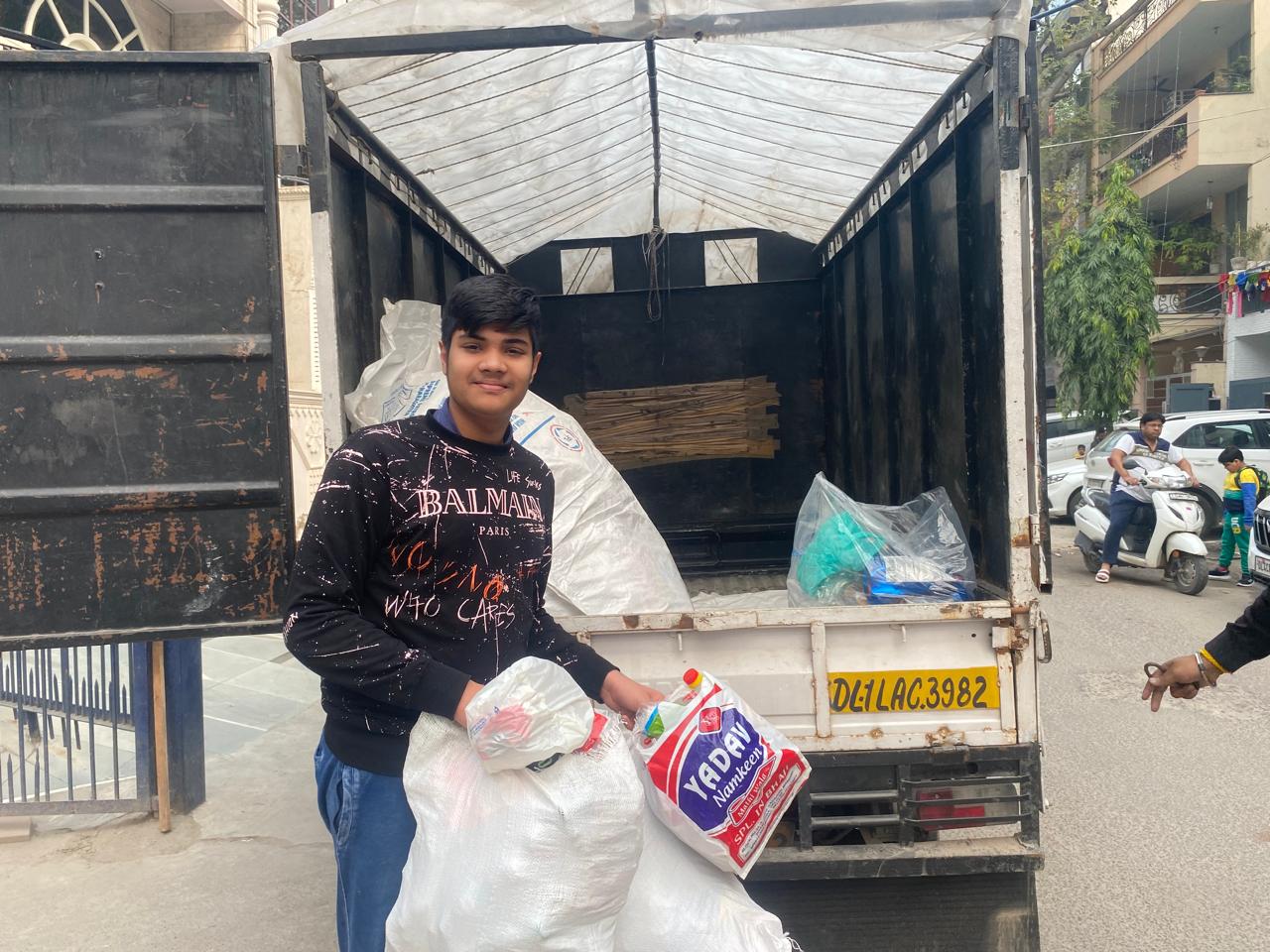 Community recycling collection