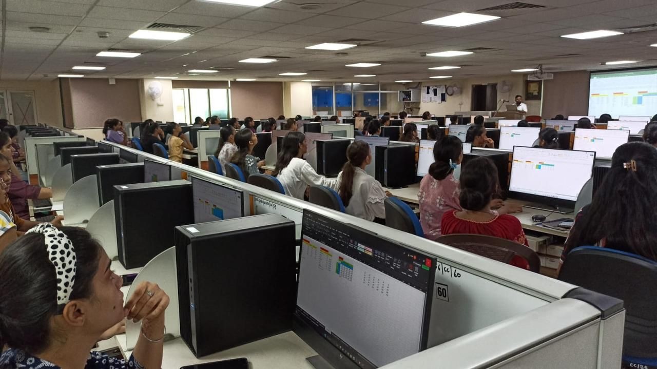 Sarvada computer-lab training session