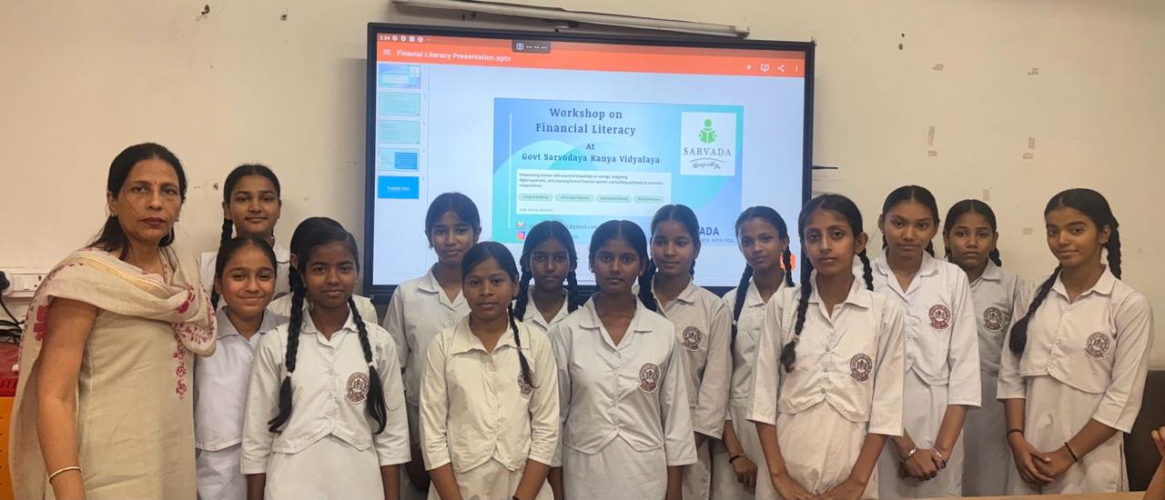 Financial literacy session participants