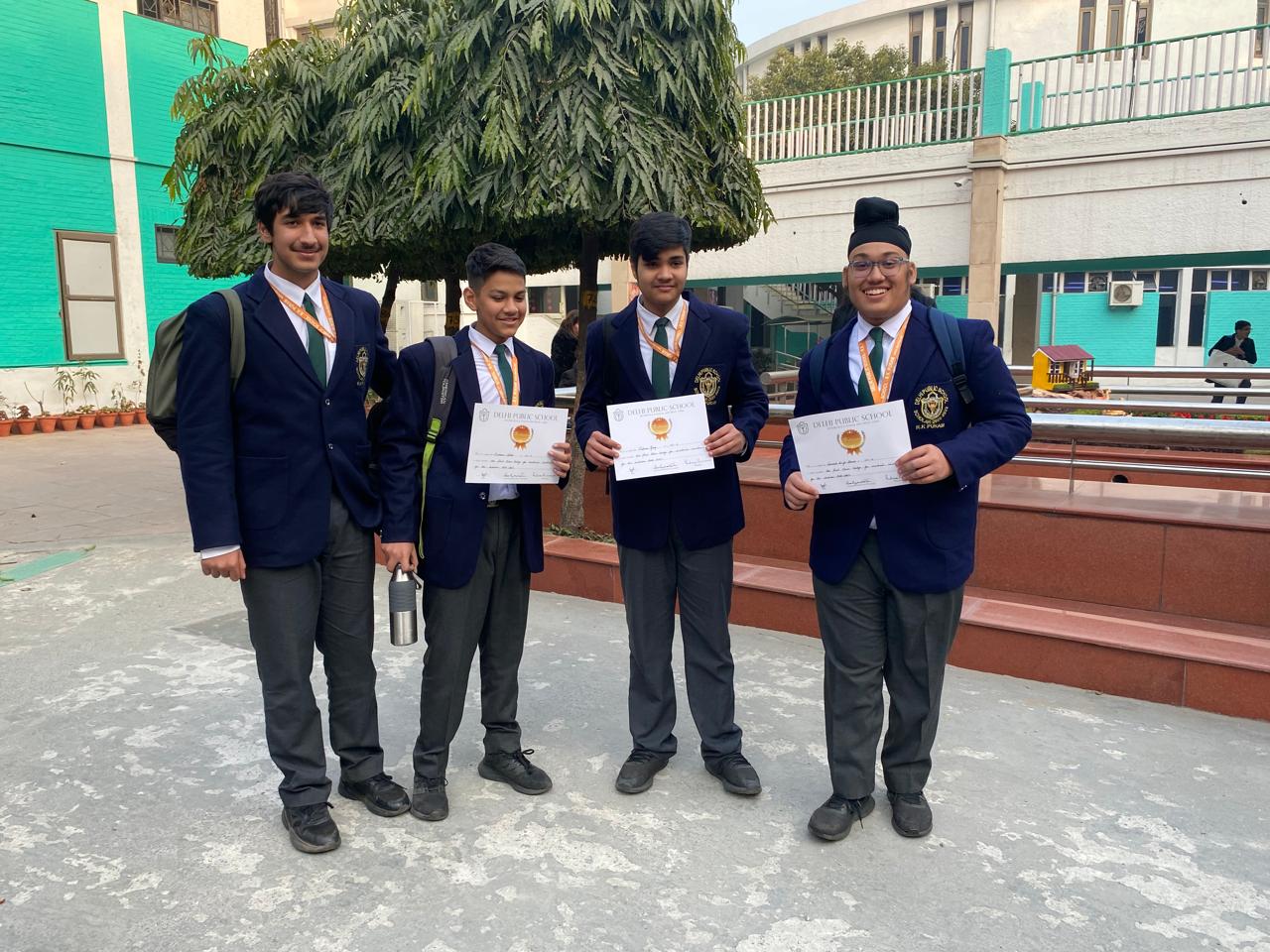 School recognition at DPS R K Puram